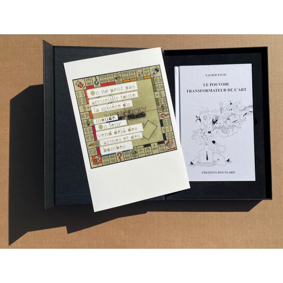 BOX - PETITE POISSONE - 1 Digigraphy and 1 Book  Le pouvoir transformateur de l'art Xavier Pavie