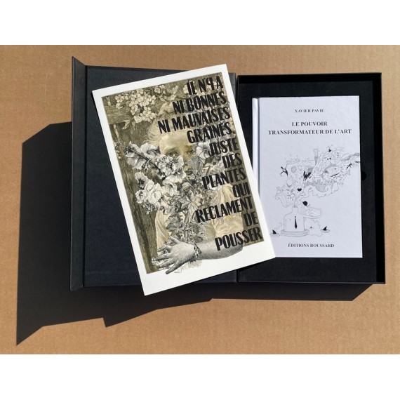 BOX - MADAME - 1 Digigraphy and 1 Book  Le pouvoir transformateur de l'art Xavier Pavie