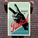 La violence est faible La violence est faible-lithograph-shepard-fairey-obey