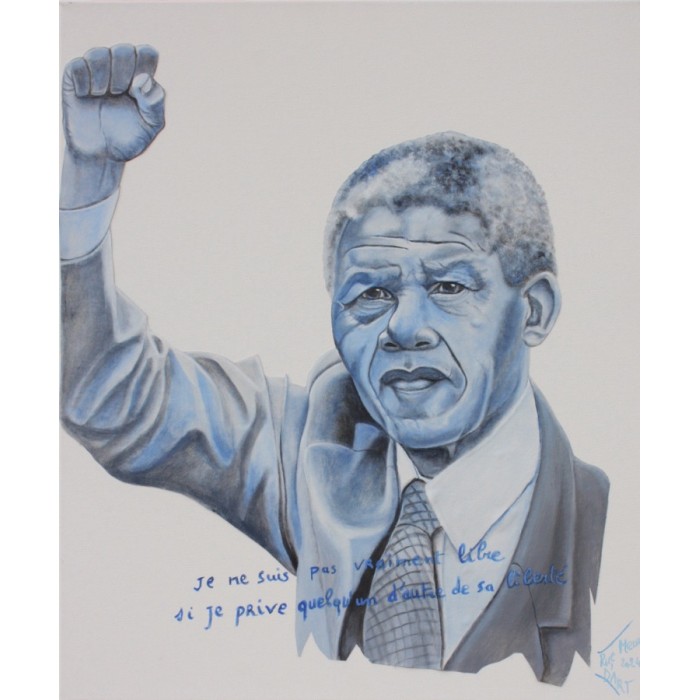 Mandela rue meurt d'art